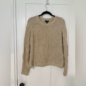 GAP Classic Tan Crew Neck Sweater